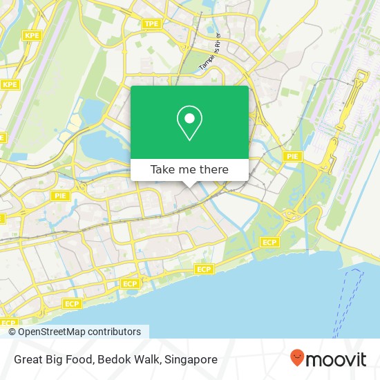 Great Big Food, Bedok Walk map