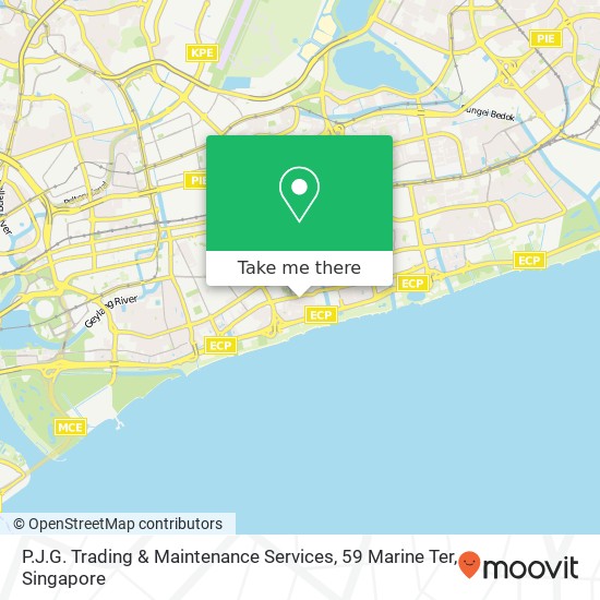 P.J.G. Trading & Maintenance Services, 59 Marine Ter map