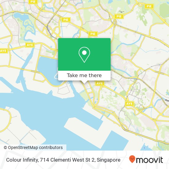 Colour Infinity, 714 Clementi West St 2 map