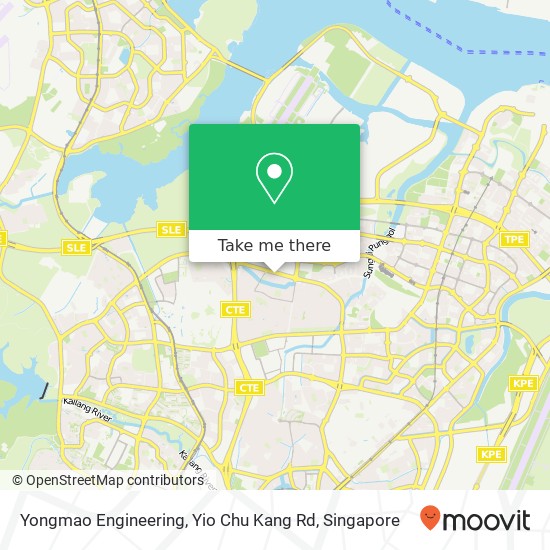 Yongmao Engineering, Yio Chu Kang Rd map