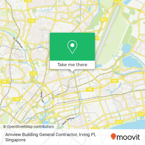 Amview Building General Contractor, Irving Pl地图