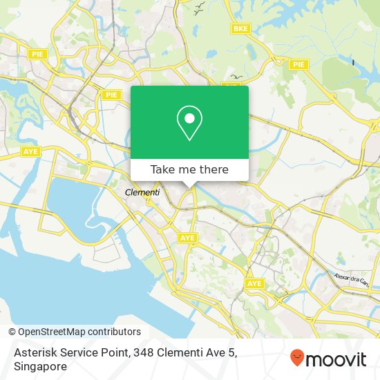 Asterisk Service Point, 348 Clementi Ave 5地图