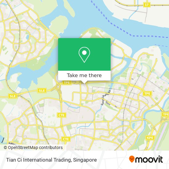 Tian Ci International Trading map