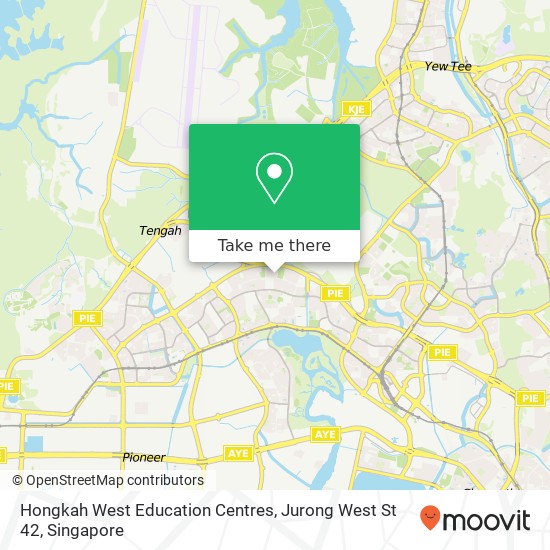 Hongkah West Education Centres, Jurong West St 42 map