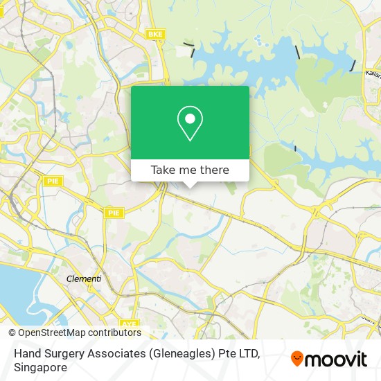 Hand Surgery Associates (Gleneagles) Pte LTD map