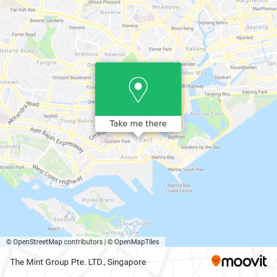 The Mint Group Pte. LTD. map