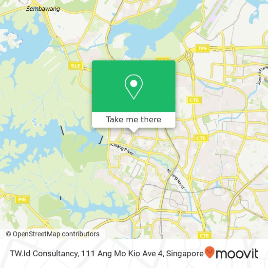 TW.Id Consultancy, 111 Ang Mo Kio Ave 4地图