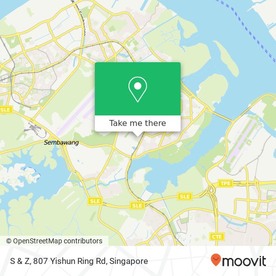 S & Z, 807 Yishun Ring Rd map