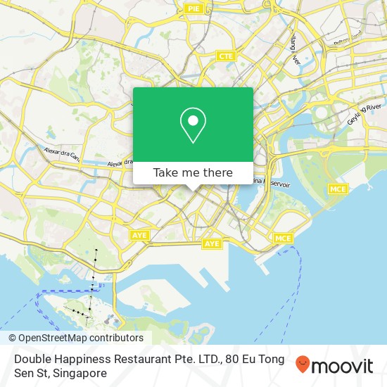 Double Happiness Restaurant Pte. LTD., 80 Eu Tong Sen St地图