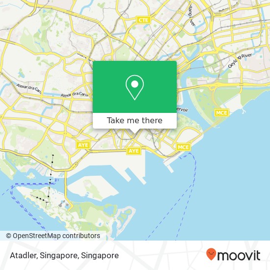 Atadler, Singapore map