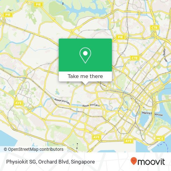 Physiokit SG, Orchard Blvd地图