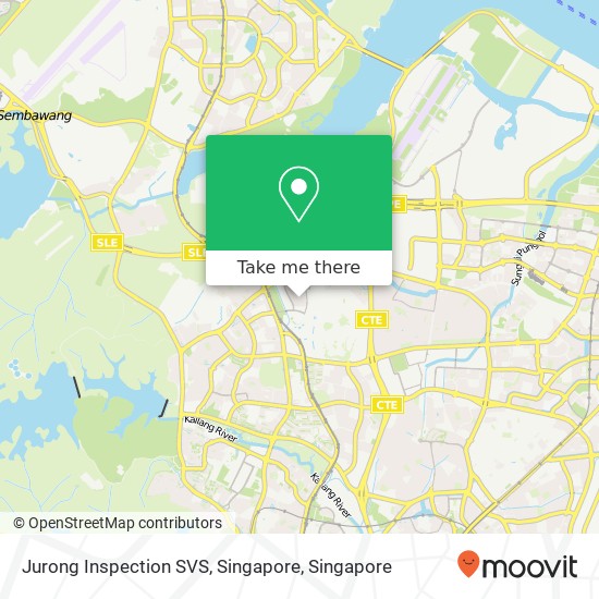 Jurong Inspection SVS, Singapore map