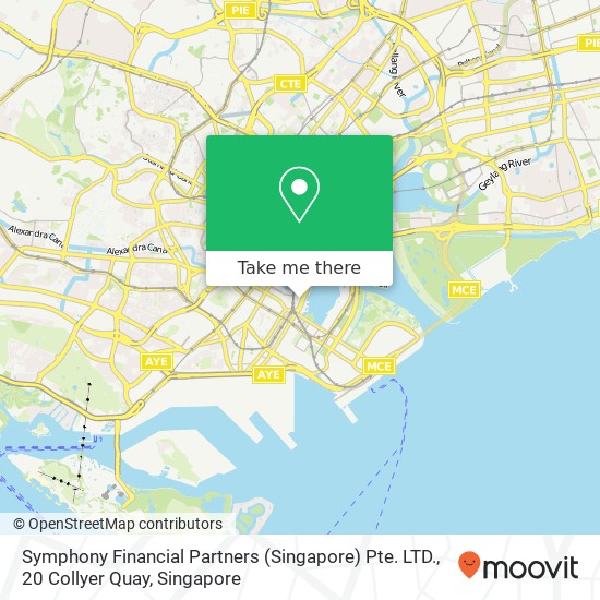 Symphony Financial Partners (Singapore) Pte. LTD., 20 Collyer Quay地图