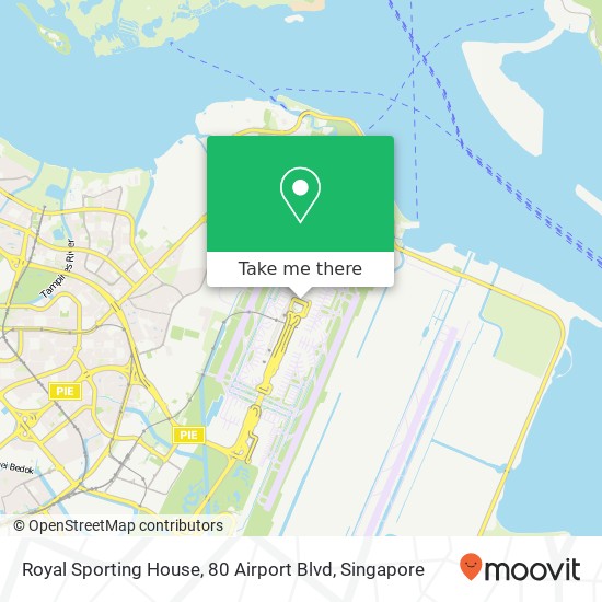 Royal Sporting House, 80 Airport Blvd map