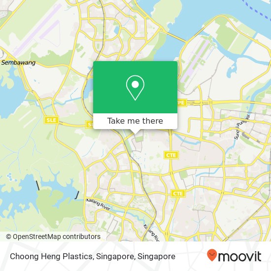 Choong Heng Plastics, Singapore map