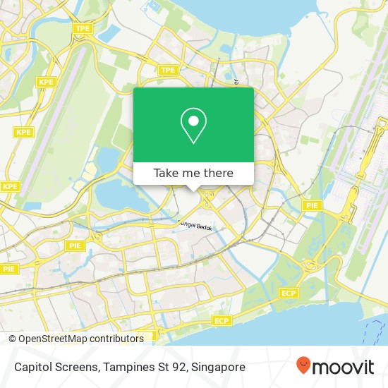 Capitol Screens, Tampines St 92 map