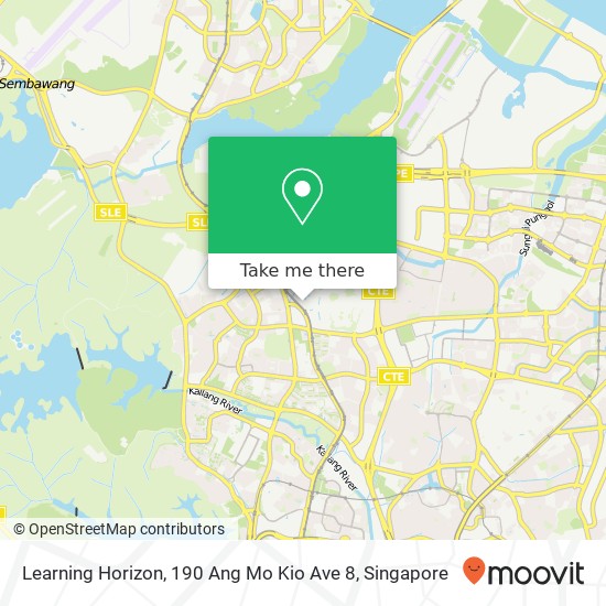 Learning Horizon, 190 Ang Mo Kio Ave 8 map