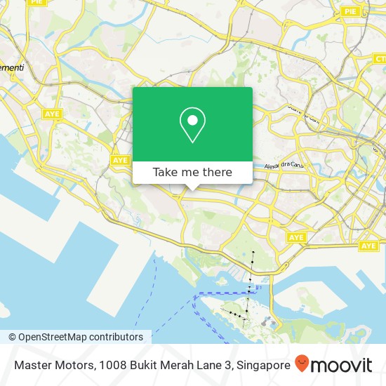 Master Motors, 1008 Bukit Merah Lane 3地图