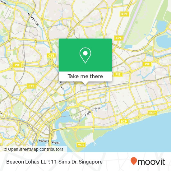 Beacon Lohas LLP, 11 Sims Dr地图