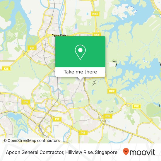 Apcon General Contractor, Hillview Rise map