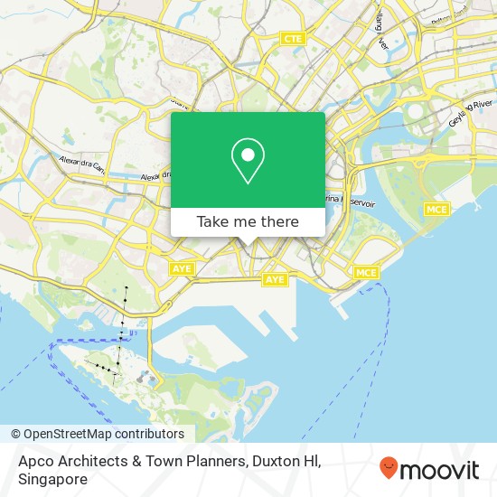 Apco Architects & Town Planners, Duxton Hl map