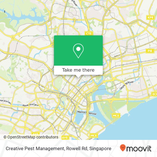 Creative Pest Management, Rowell Rd地图