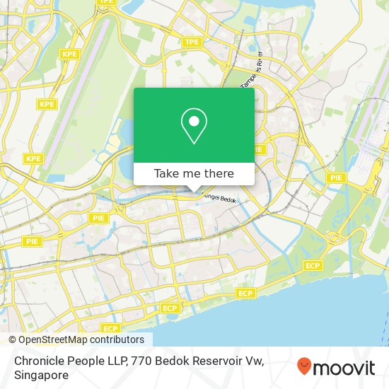 Chronicle People LLP, 770 Bedok Reservoir Vw map