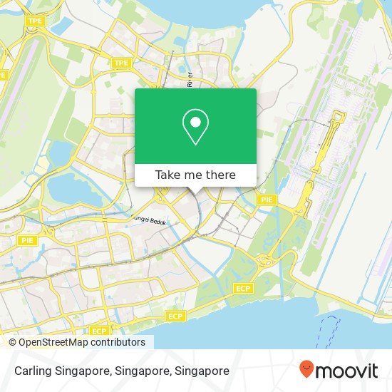 Carling Singapore, Singapore map