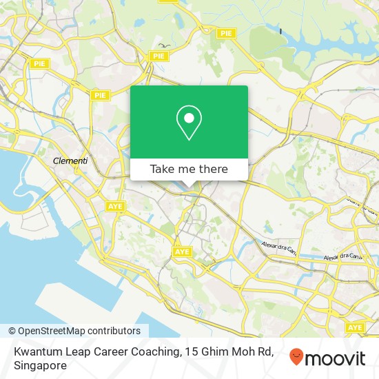 Kwantum Leap Career Coaching, 15 Ghim Moh Rd map