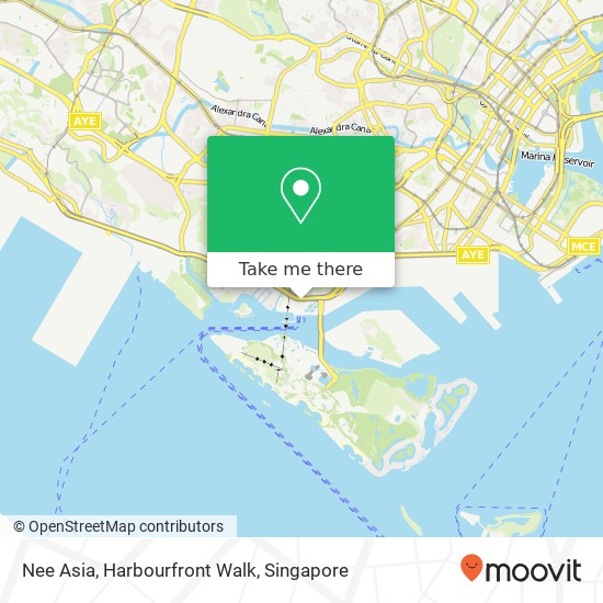 Nee Asia, Harbourfront Walk map
