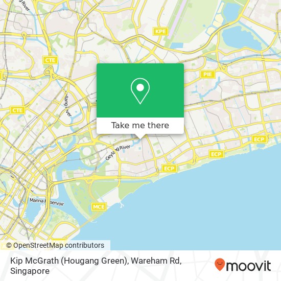 Kip McGrath (Hougang Green), Wareham Rd map