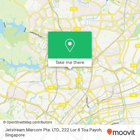 Jetstream Marcom Pte. LTD., 222 Lor 8 Toa Payoh map