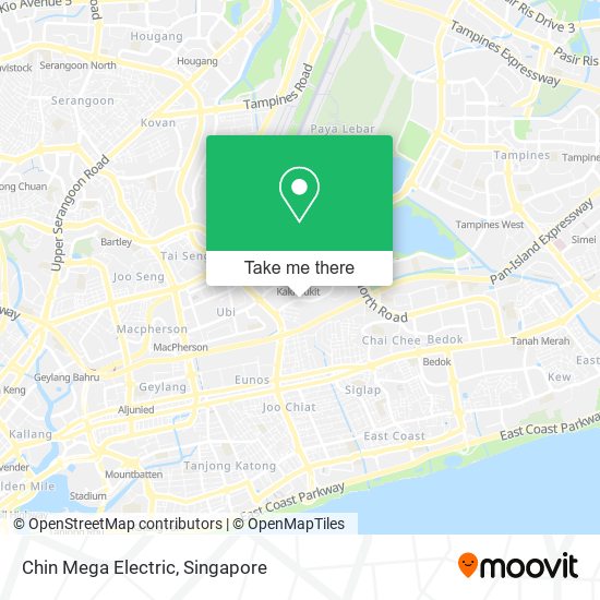 Chin Mega Electric map