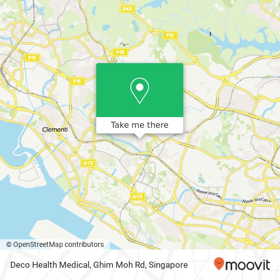 Deco Health Medical, Ghim Moh Rd map