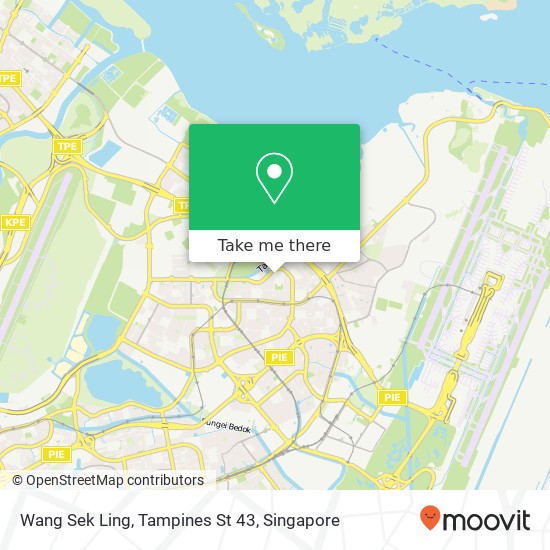 Wang Sek Ling, Tampines St 43 map