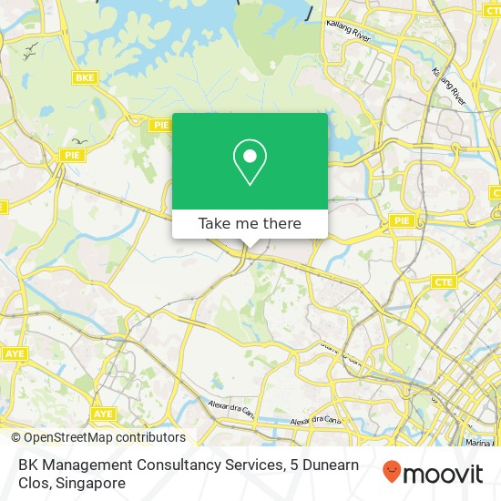 BK Management Consultancy Services, 5 Dunearn Clos地图