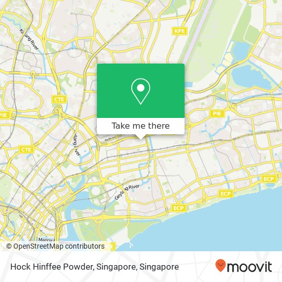 Hock Hinffee Powder, Singapore地图