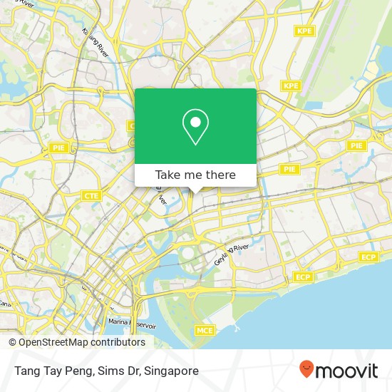 Tang Tay Peng, Sims Dr map
