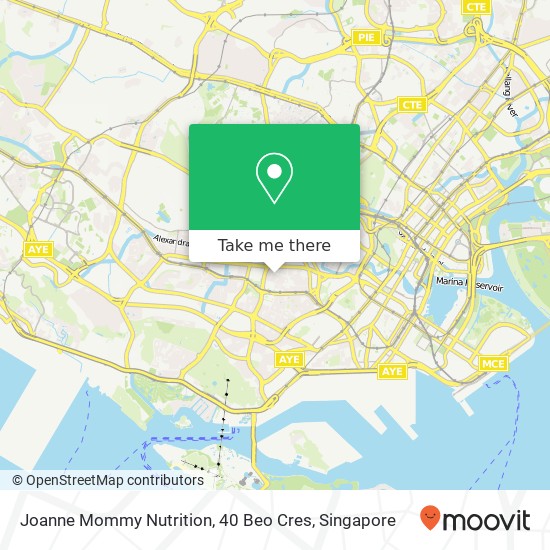 Joanne Mommy Nutrition, 40 Beo Cres map