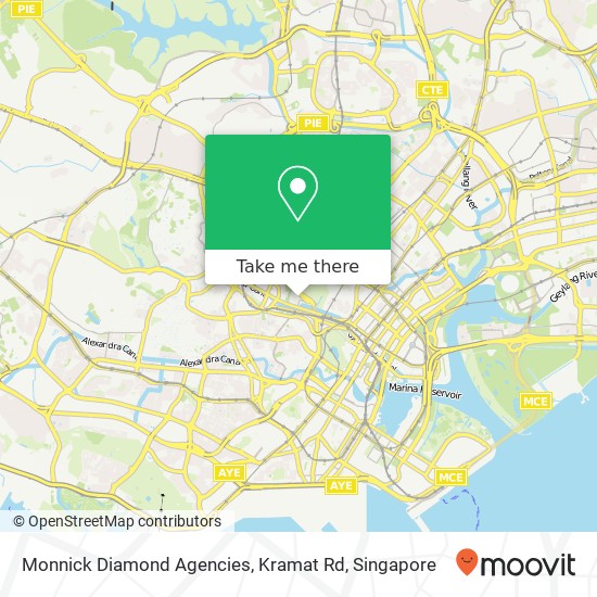 Monnick Diamond Agencies, Kramat Rd map