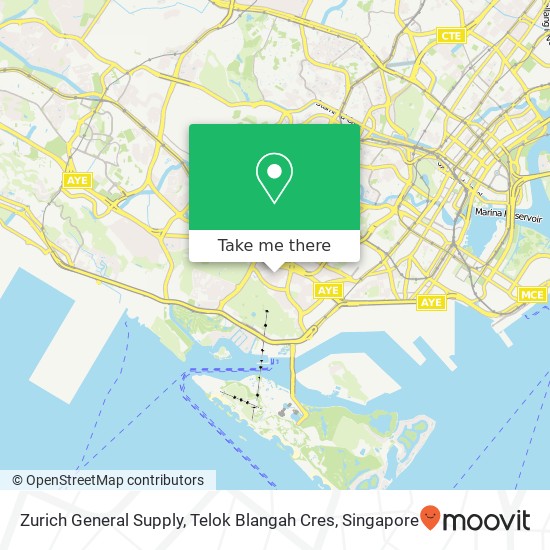 Zurich General Supply, Telok Blangah Cres地图