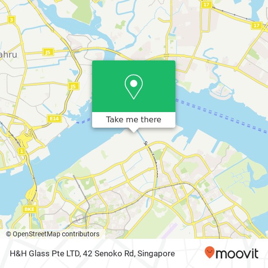 H&H Glass Pte LTD, 42 Senoko Rd地图