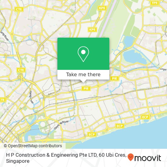 H P Construction & Engineering Pte LTD, 60 Ubi Cres map