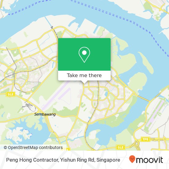 Peng Hong Contractor, Yishun Ring Rd map