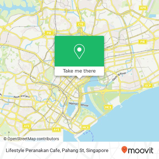 Lifestyle Peranakan Cafe, Pahang St map