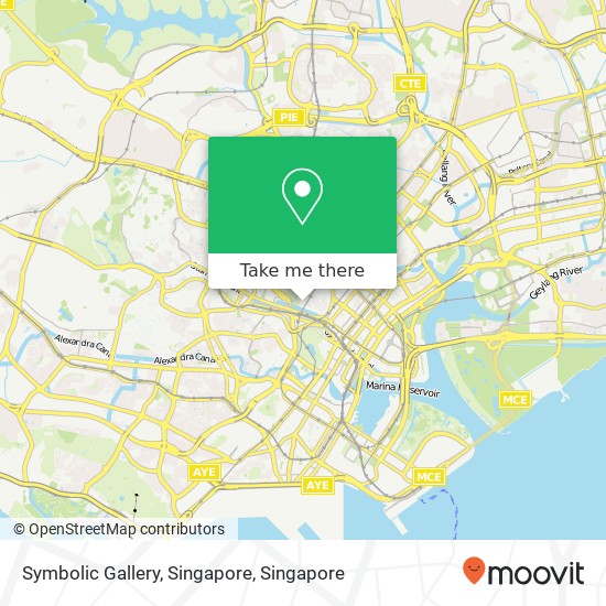 Symbolic Gallery, Singapore map