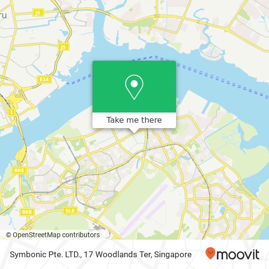 Symbonic Pte. LTD., 17 Woodlands Ter地图