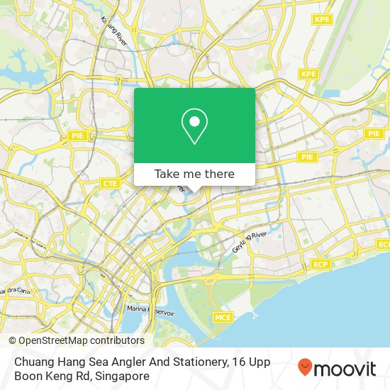 Chuang Hang Sea Angler And Stationery, 16 Upp Boon Keng Rd map