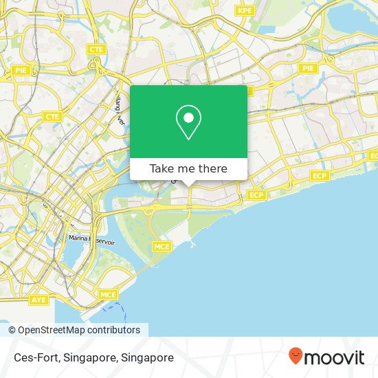 Ces-Fort, Singapore map