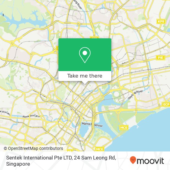 Sentek International Pte LTD, 24 Sam Leong Rd地图